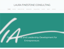 Tablet Screenshot of laurafinestone.com
